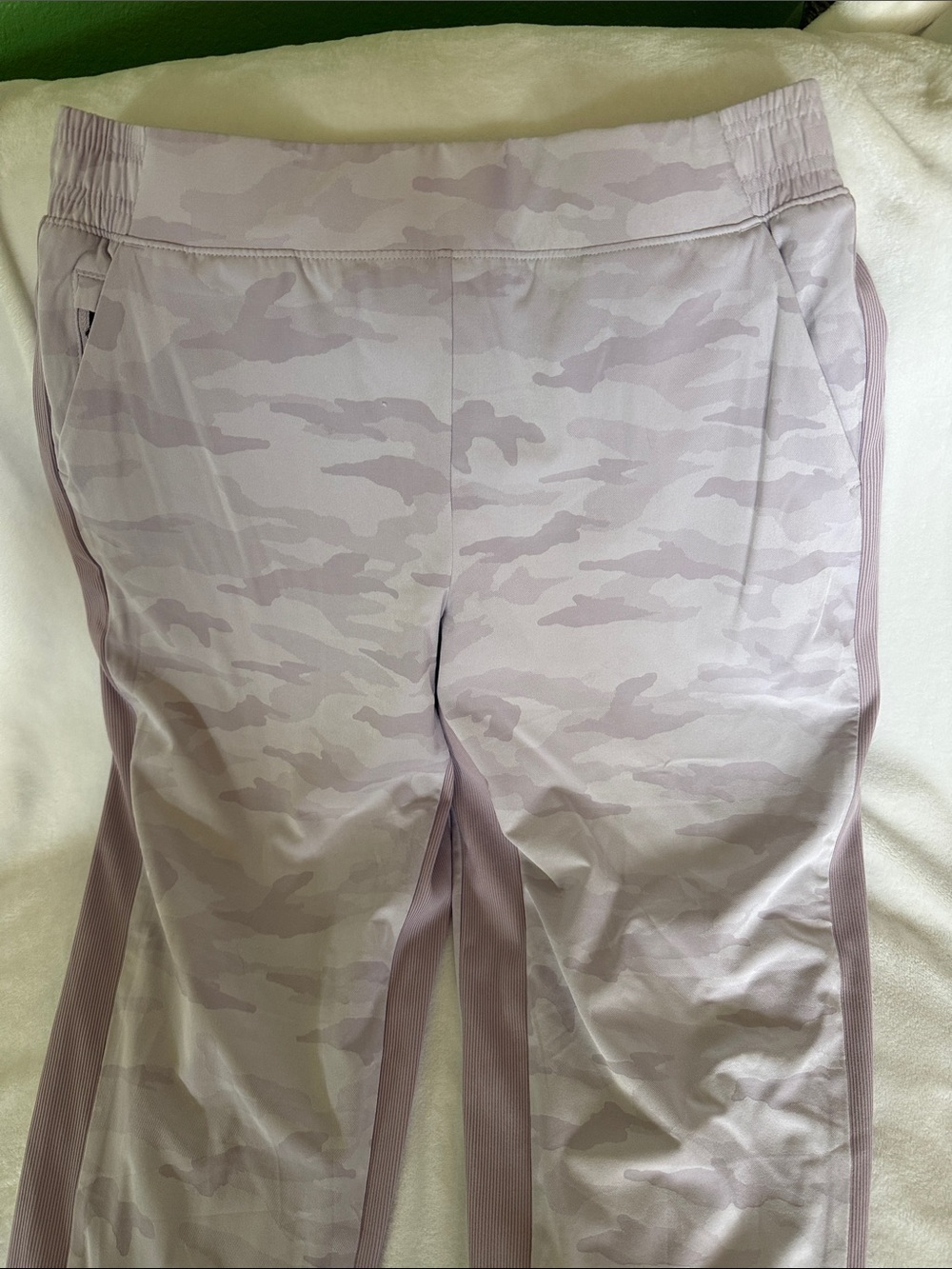 Athleta Light Pink Camo Joggers